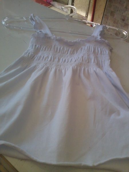 blusinha branca de algodão P